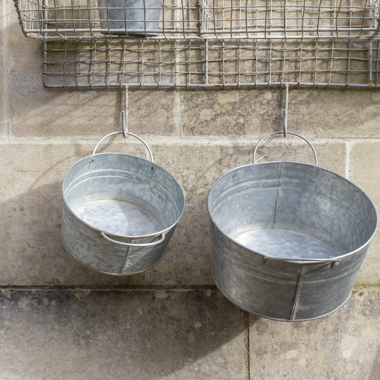 Zinc Round Bowl with Handles