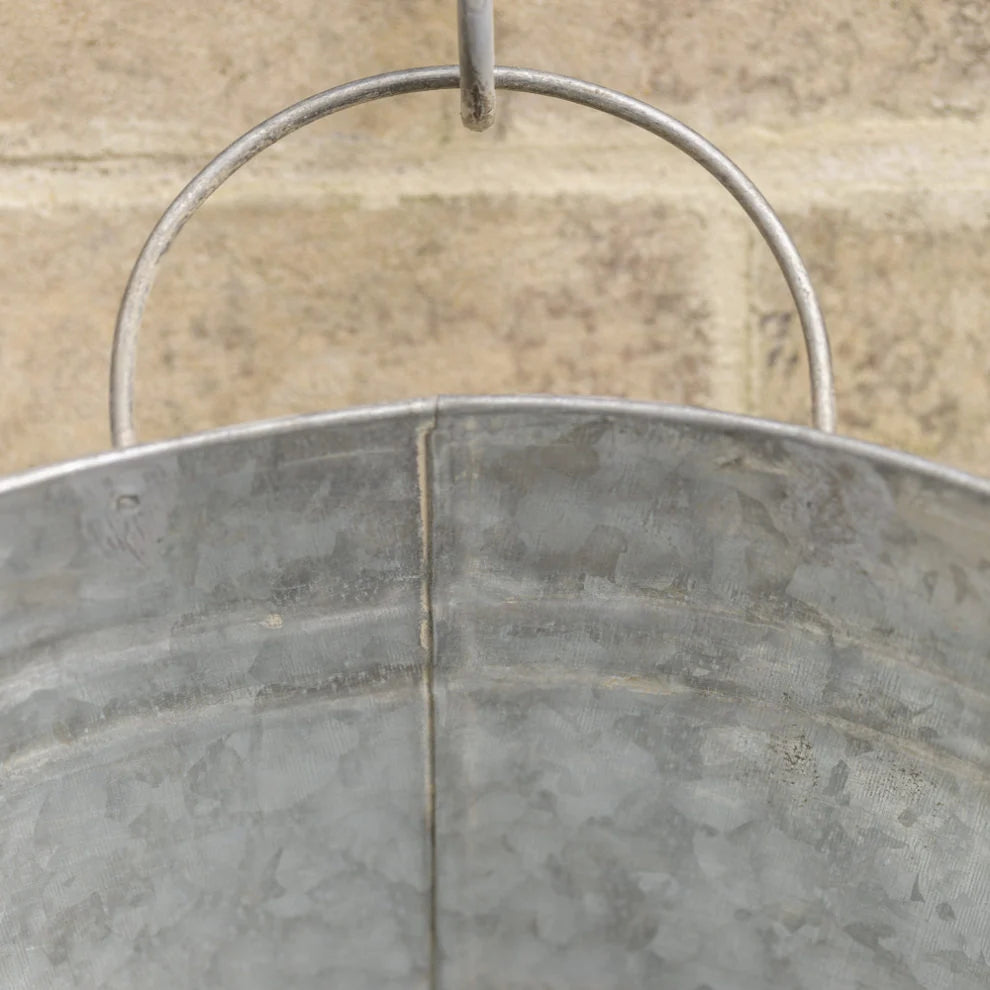 Zinc Round Bowl with Handles