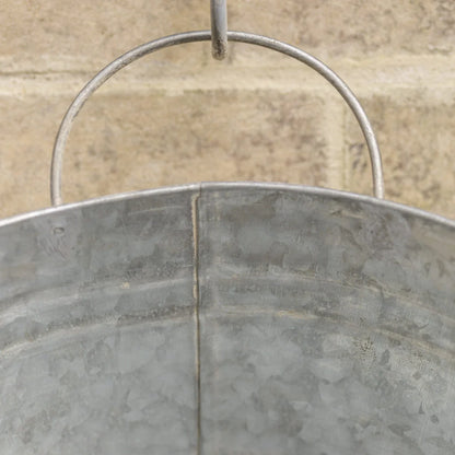 Zinc Round Bowl with Handles