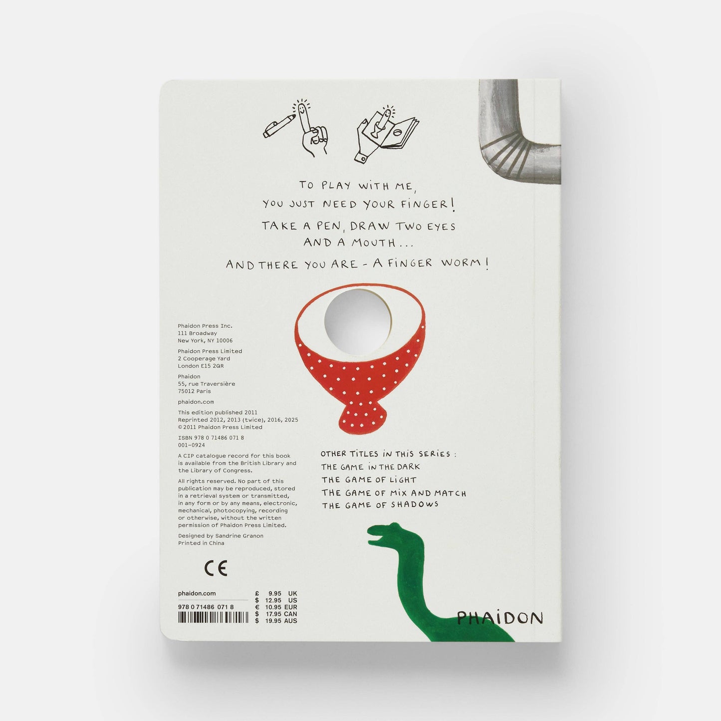 The Game of Finger Worms Childrens Book by Hervé Tullet