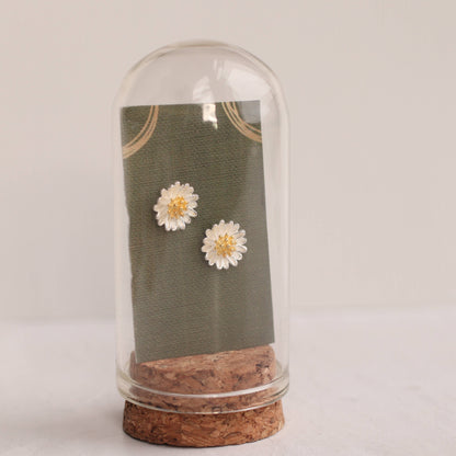 Daisy Sterling Silver Stud Earrings