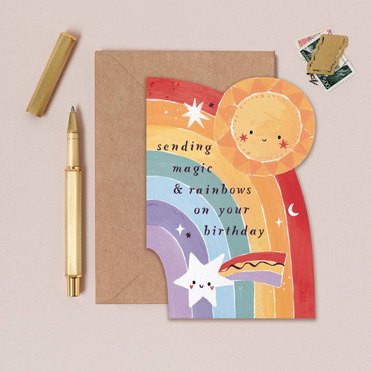Rainbow Birthday Card | Childrens Birthday Cards
