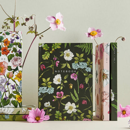 Cottage Garden Hardback Notebook Botanical Journal