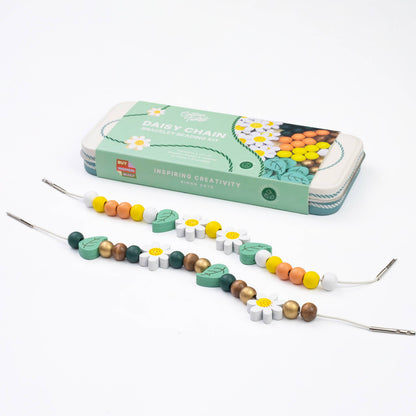 Daisy Bracelet Wooden Bead Jewellery Making Friendship Bracelet Kit Childrens