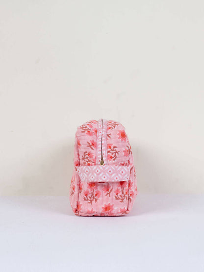 Medium Posie Washbag, Vintage Pink