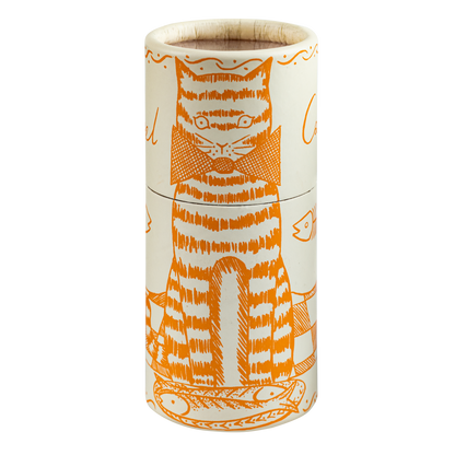 Cat and Mackerel by Elizabeth Harbour Cylinder Safety Matches