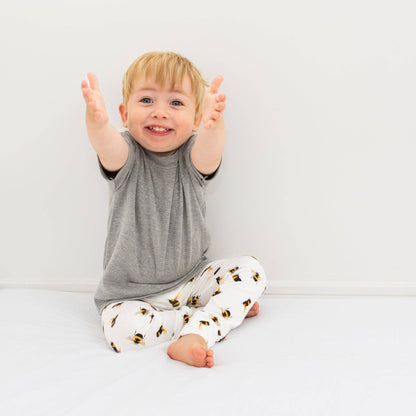 Bee print Cotton Leggings Toddler 18m3Y