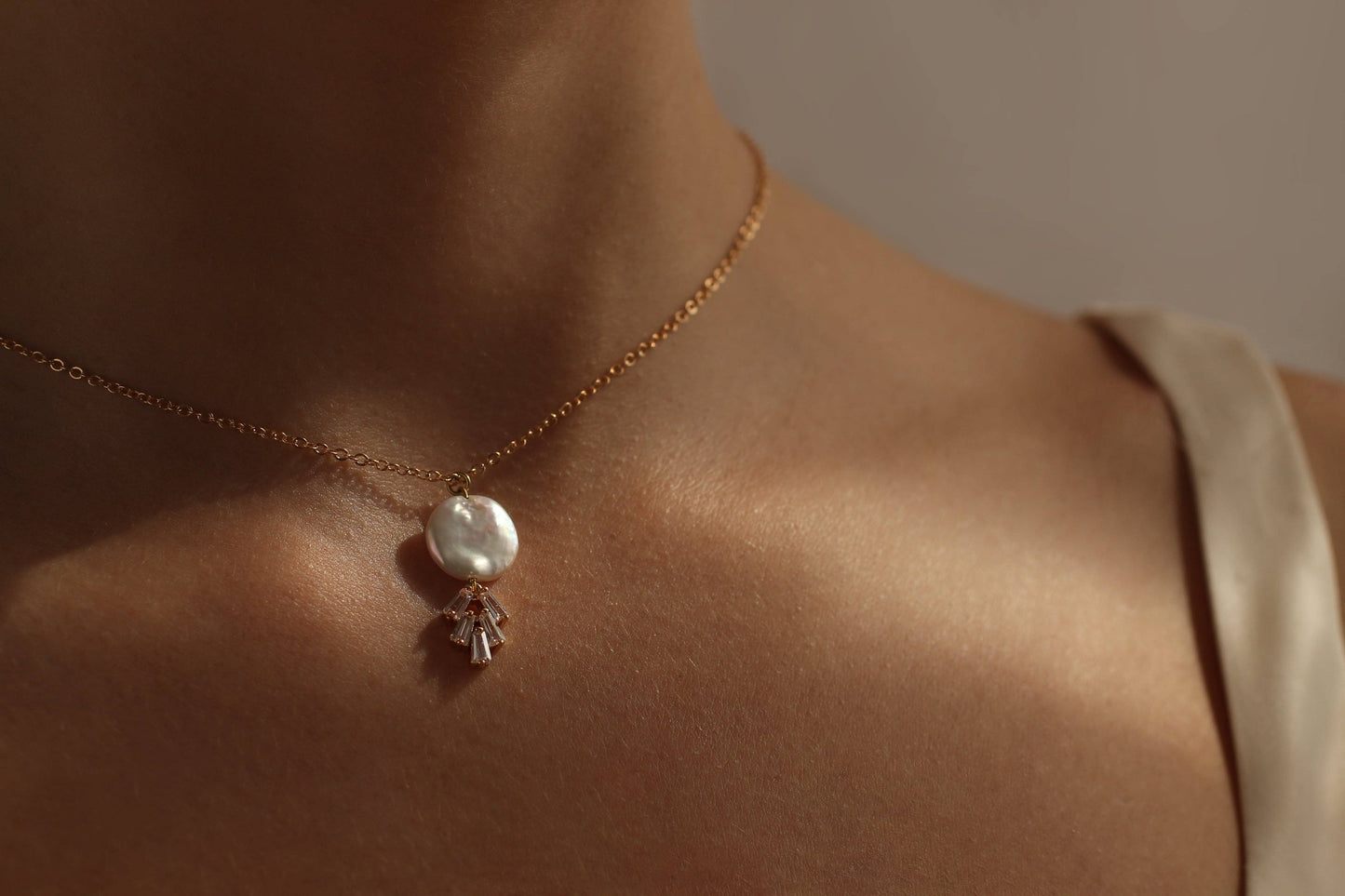 Art Deco Freshwater Pearl Necklace