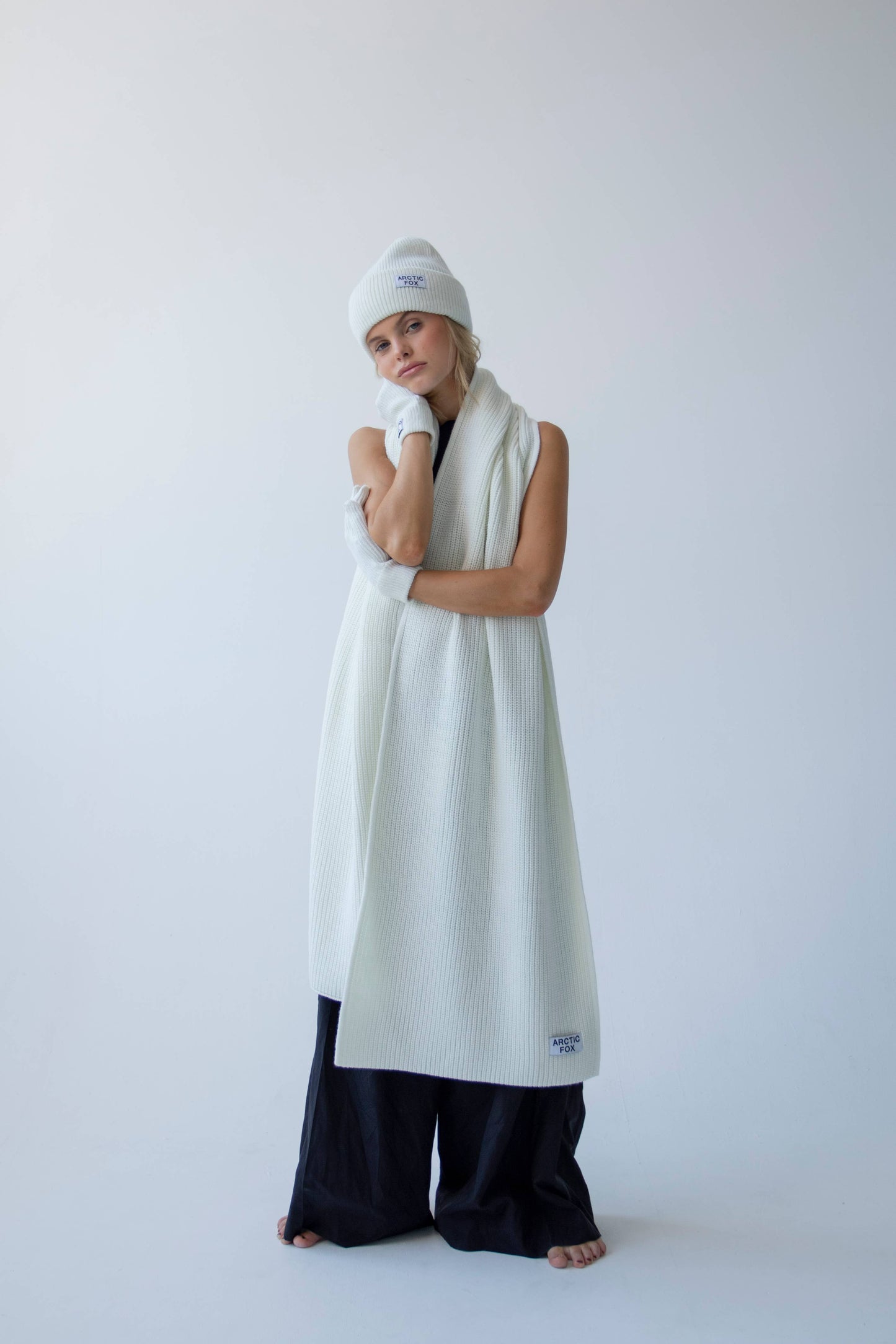The Recycled Bottle Beanie - Winter White