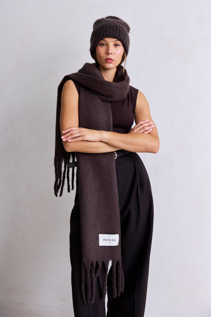 Ground Coffee Beanie Hat Made from 100% Recycled Materials