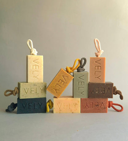 Early Morning Natural Handmade Soap On A Rope