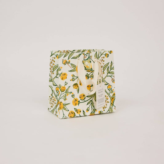 Songbird Sunshine Small Hand Block Printed Gift Bags