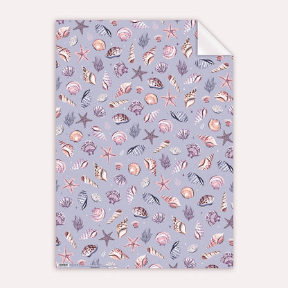 Sea Shells Gift Wrap Wrapping Paper Sheets