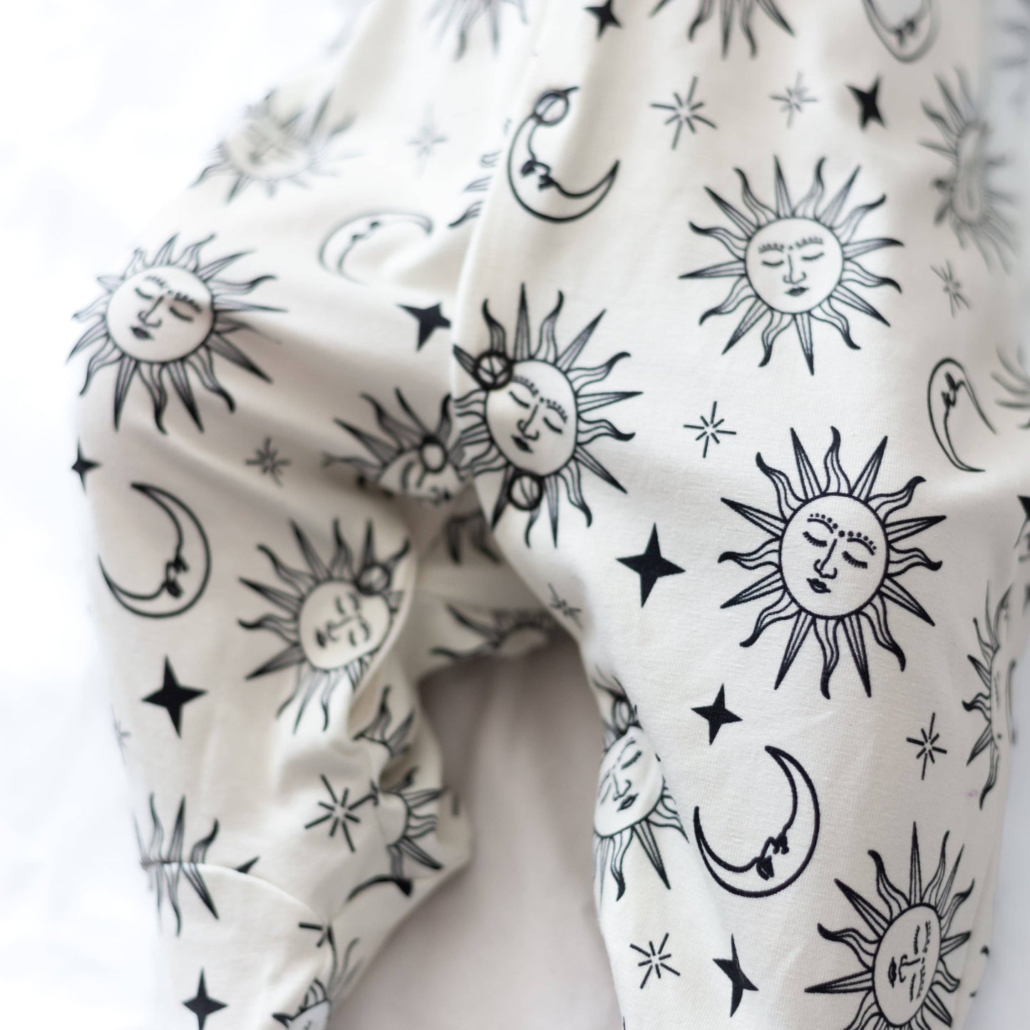 Sun and Moon Organic Cotton Sleepsuit Onesie Newborn - 18m