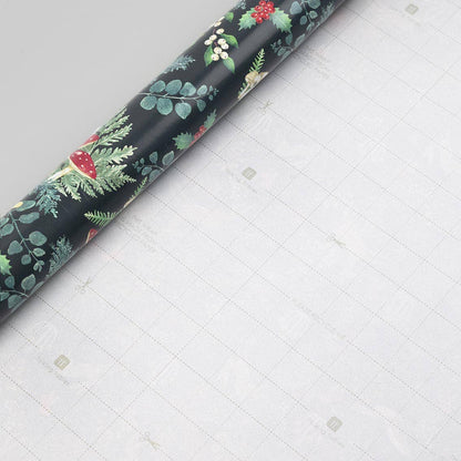 Forest Mushroom Wrapping Paper Roll Christmas Gift Wrap 3m