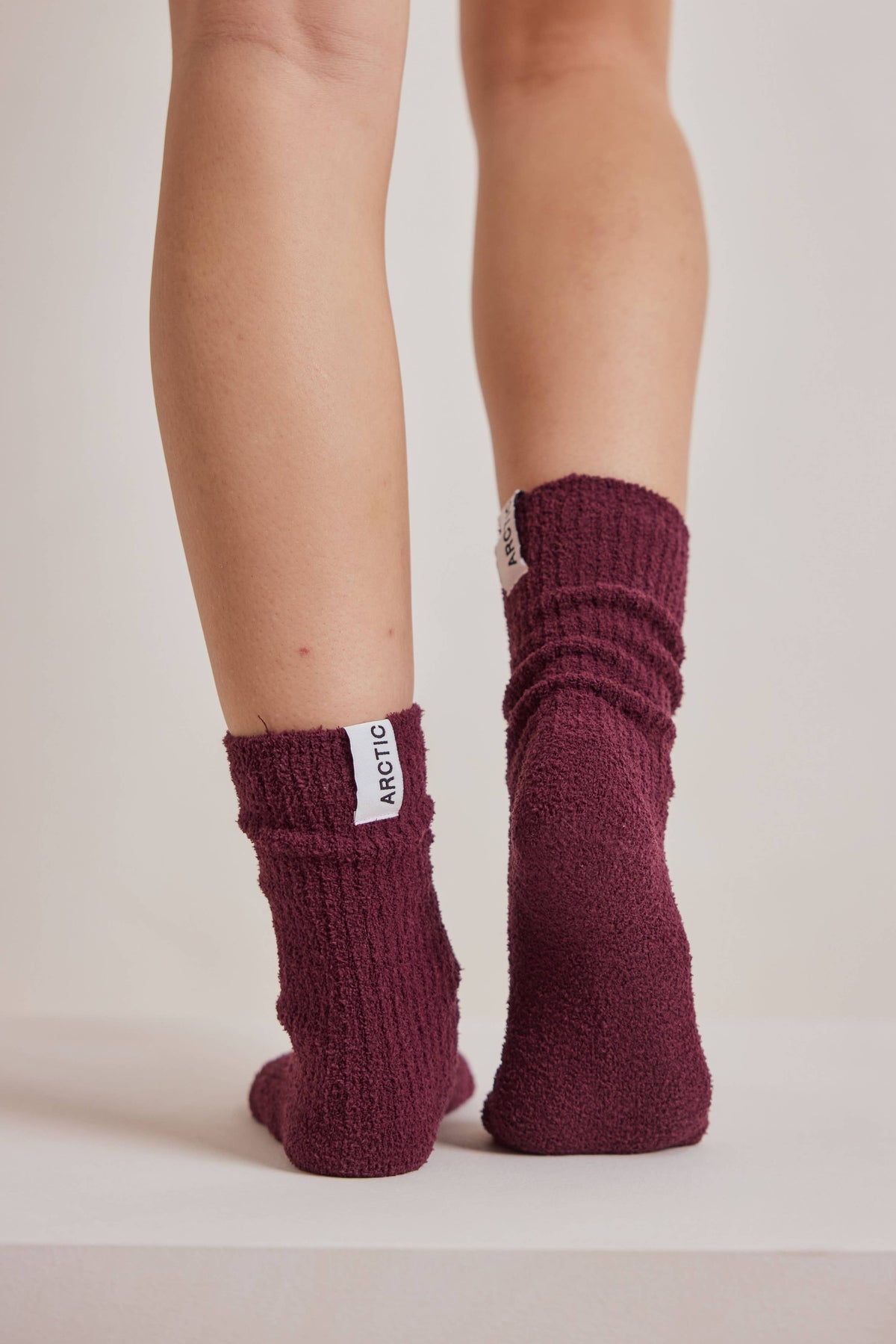 Cherry Lacquer Cosy Socks - Made from 100% Recycled Plastic Bottles - AW26