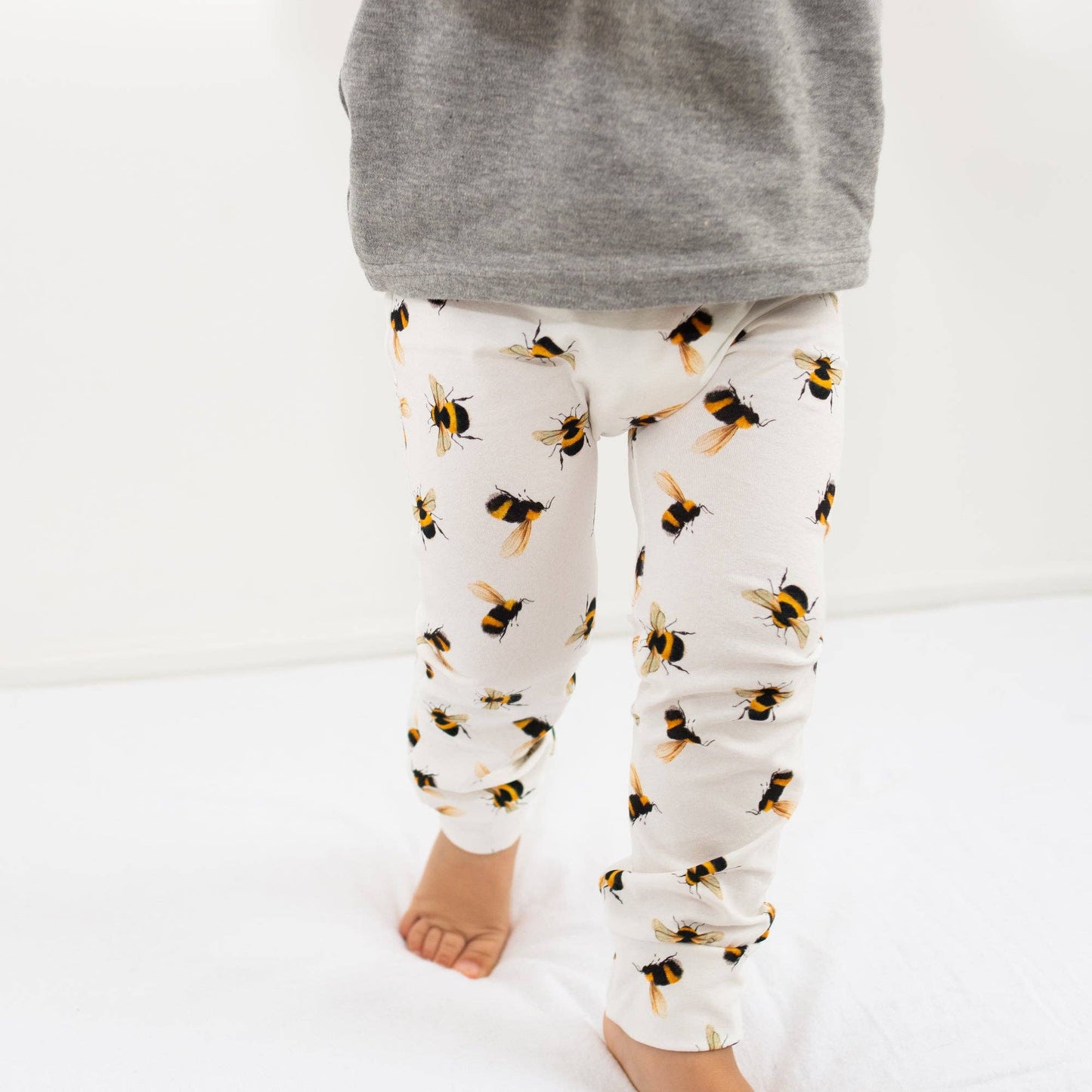 Bee print Cotton Leggings Toddler 18m3Y