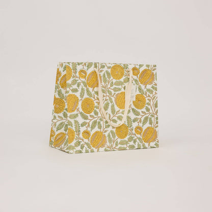 Marigold Glitz Sunshine Refresh Large Block Printed Gift Bags