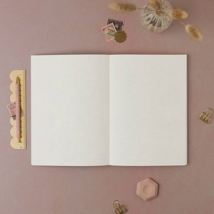 Sun And Moon Notebook | Plain Page Journal | Blank Notebooks