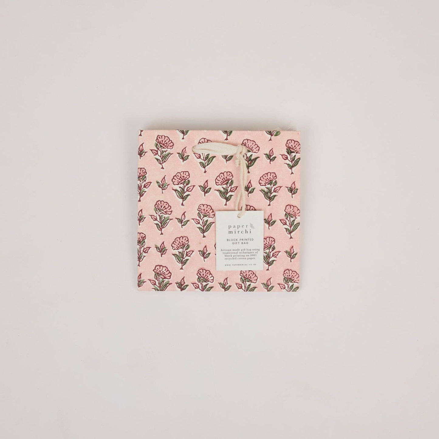 Ditsy Blush Small Block Printed Gift Bags
