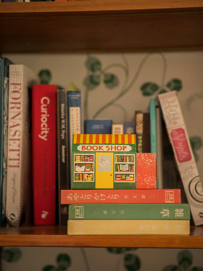 The Bookshop House Shaped Matchbox