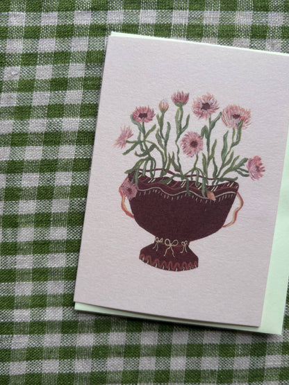 Calendula Strawberry Blonde Mini Art Card