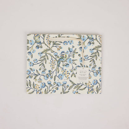 Songbird Blue Stone Medium Block Printed Gift Bags