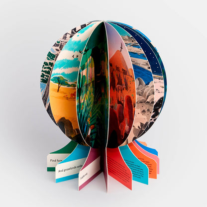 Our World: A First Book of Geography Childrens Book Globe