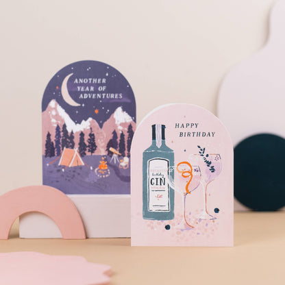 Another Year of Adventures Camping Birthday Card