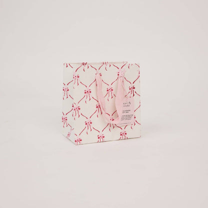 Small Hand Block Printed Gift Bags Pinks