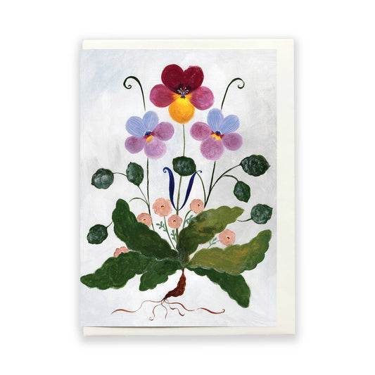 Purple Wildflowers card