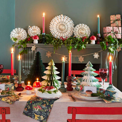 Woodland Mushroom Christmas Napkins | 20 Pack |