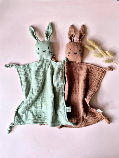 Terracotta Baby Comforter Cuddle Bunny Rabbit Toy