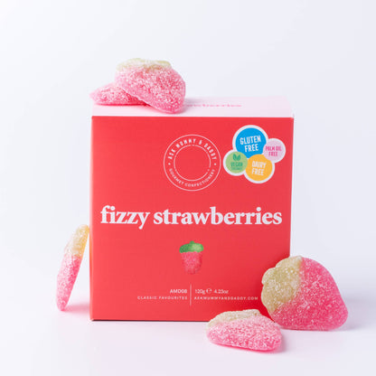 Fizzy Strawberries Sweets Box