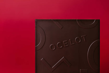 Black Cherry - award winning Organic 70% dark choc bar, 70g Ocelot