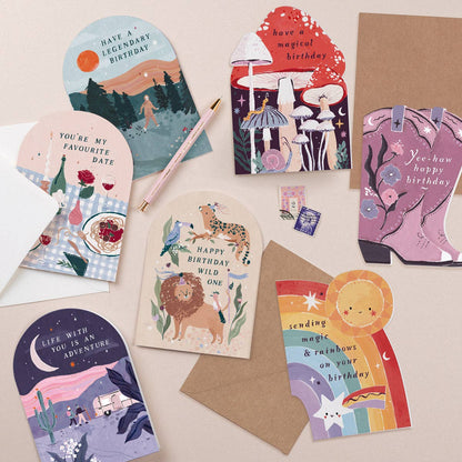 Rainbow Birthday Card | Childrens Birthday Cards