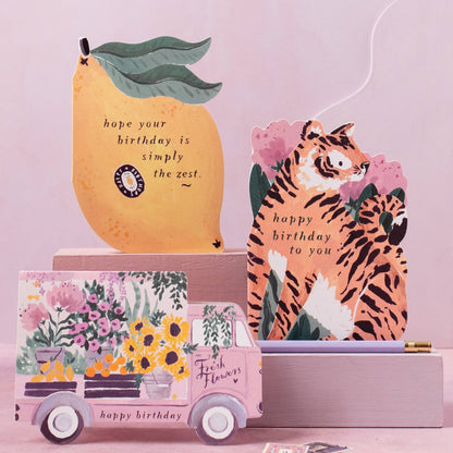 Tiger Birthday Card