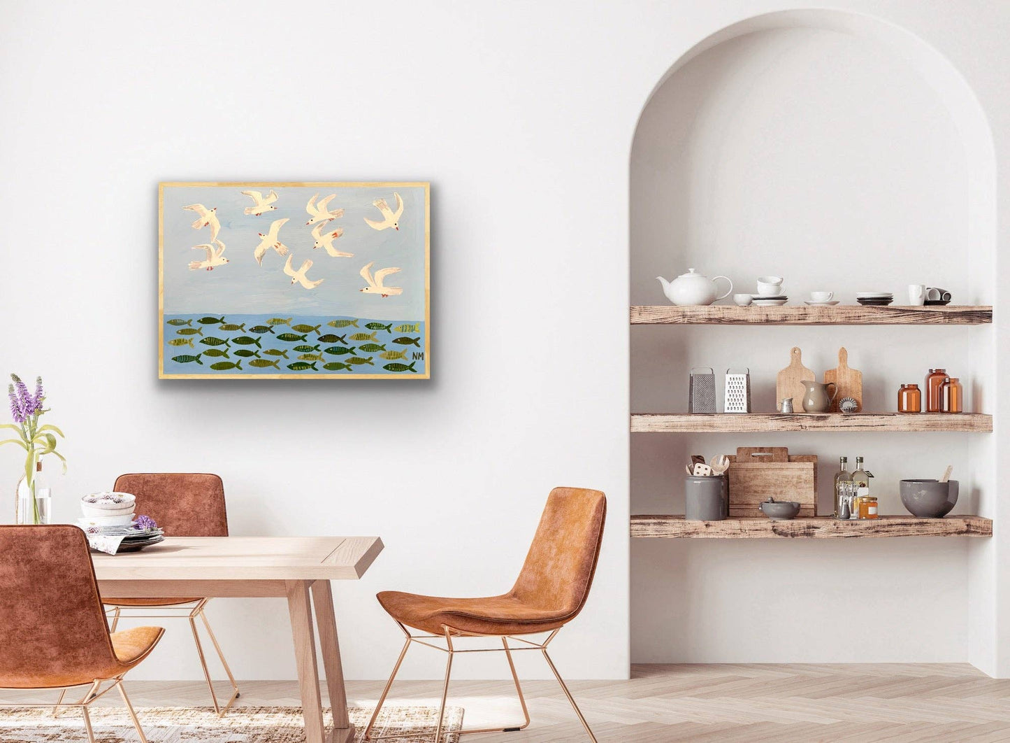 Above and Below the Sea Art Print