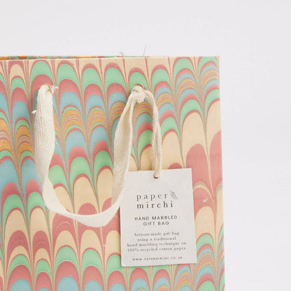 Small Hand Marbled Gift Bags