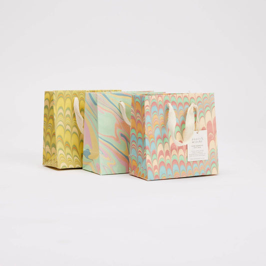 Small Hand Marbled Gift Bags
