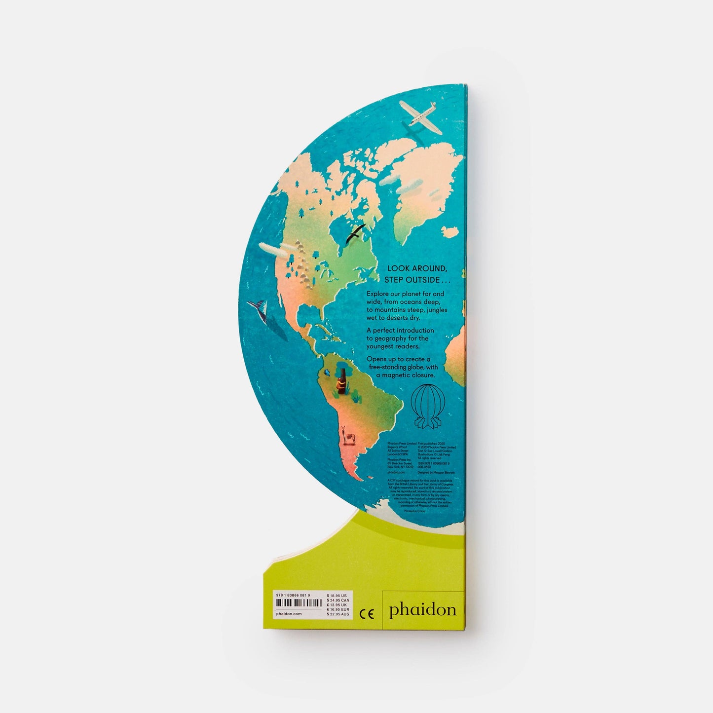 Our World: A First Book of Geography Childrens Book Globe
