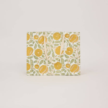 Marigold Glitz Sunshine Refresh Large Block Printed Gift Bags