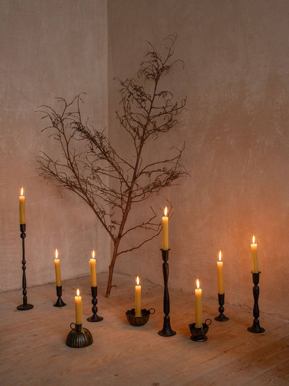 Candle Holder Scallop Edge