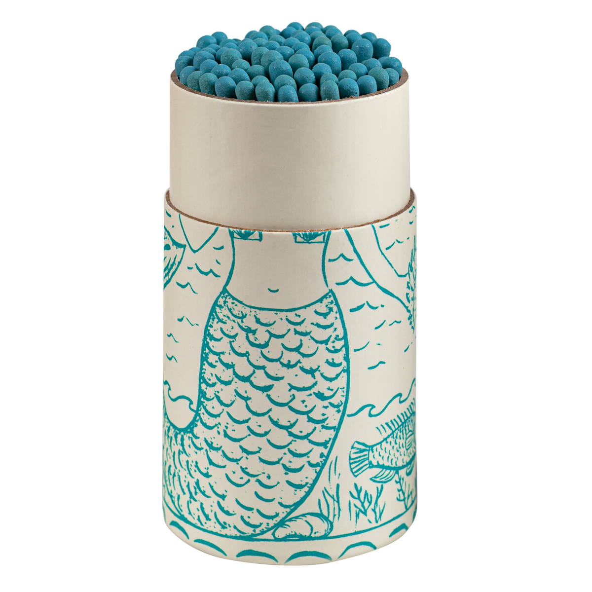 Mermaid by Elizabeth Harbour Cylinder Safety Matches