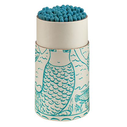 Mermaid by Elizabeth Harbour Cylinder Safety Matches