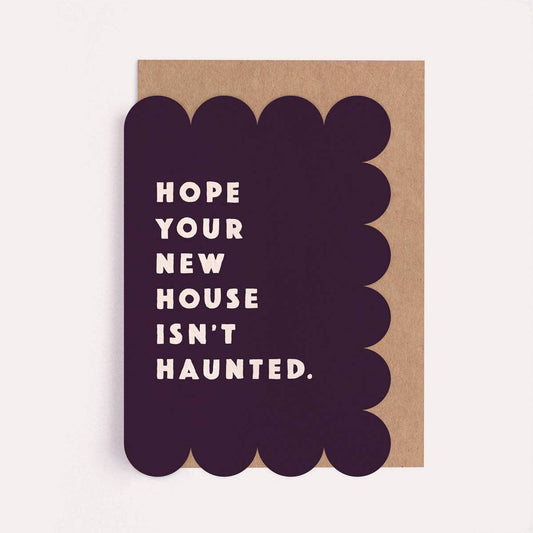 Haunted New House Card | Funny Housewarming New Home Cards