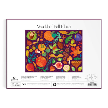 World of Fall Flora 1000 Piece Puzzle Jigsaw Puzzle