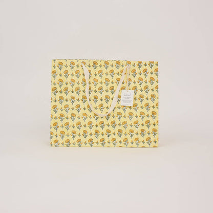 Ditsy Sunshine Large Block Printed Gift Bags