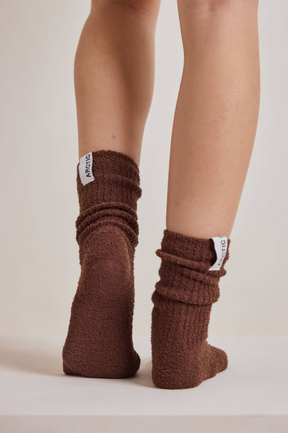 Chocolate Sauce Cosy Socks - Made from 100% Recycled Plastic Bottles - AW26