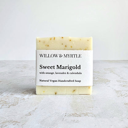 Sweet Marigold, Natural Vegan Soap Bar with Calendula
